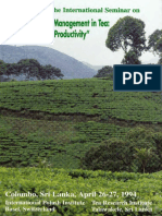 Integrated Crop Management in Tea Towards Higher Productivity PDF