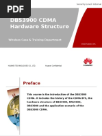 DBS3900 CDMA Hardware Structure: Wireless Case & Training Department