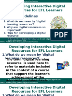 Developing Interactive Content for EFL Learners