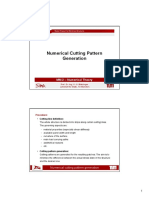 Numerical Cutting Pattern Generation