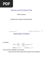 SVM and Kernels