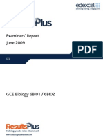 6BI01&02 REP JUNE 09 Bio Examiners Report