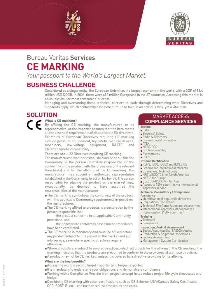 CE Marking | PDF | Litigation And Regulation | Business