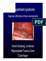 Compartment Syndrome: Diagnostic Difficulties & Future Developments