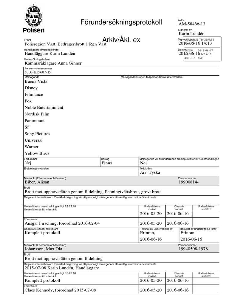 Swefilmer FUP  PDF