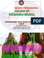 Kuliah 07 - Kesahan Modul