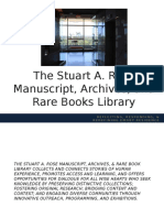 The Stuart A. Rose Manuscript, Archives, and Rare Books Library