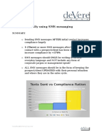 Strategically Using SMS Messaging: Texts Sent Vs Compliance Ration