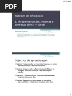 Telecomunicações, Internet - 1