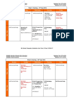 CAA Timetable Year 2 Term 1 2016-17