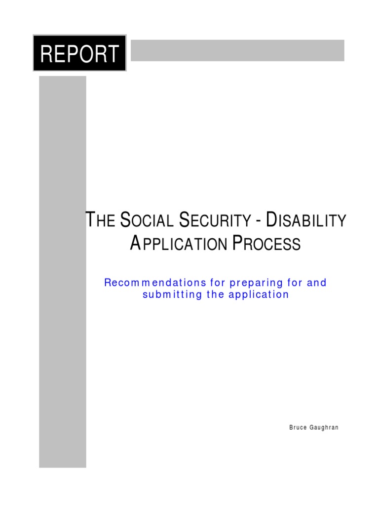 Disability Application Guide | PDF | Social Security Administration ...
