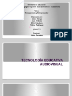 Tecnología Educativa Audiovisual