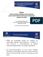 SEM Educación Superior en Chile, nueva institucionalidad e instrumentos de financiamiento Panel JMZolezzi