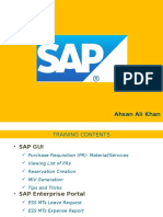 SAP MTs Training