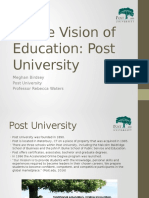 Educational Context Presentation Post University