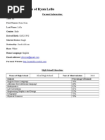 curriculum vitae of ryan lello - online