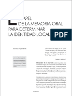 El papel de la memoria oral para determinar la identidad local.pdf