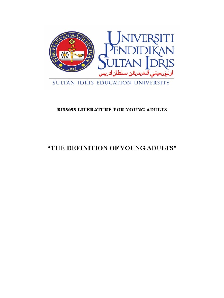 What Is Young Adult Pdf