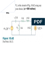 Determine Vx in Circuit Fig. 10.62 Using Any Method