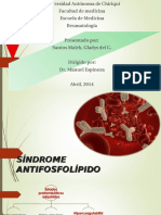 Síndrome Antifosfolípido 2015