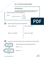 Libro de matemática - Operaciones Con Decimales (Preimaria)