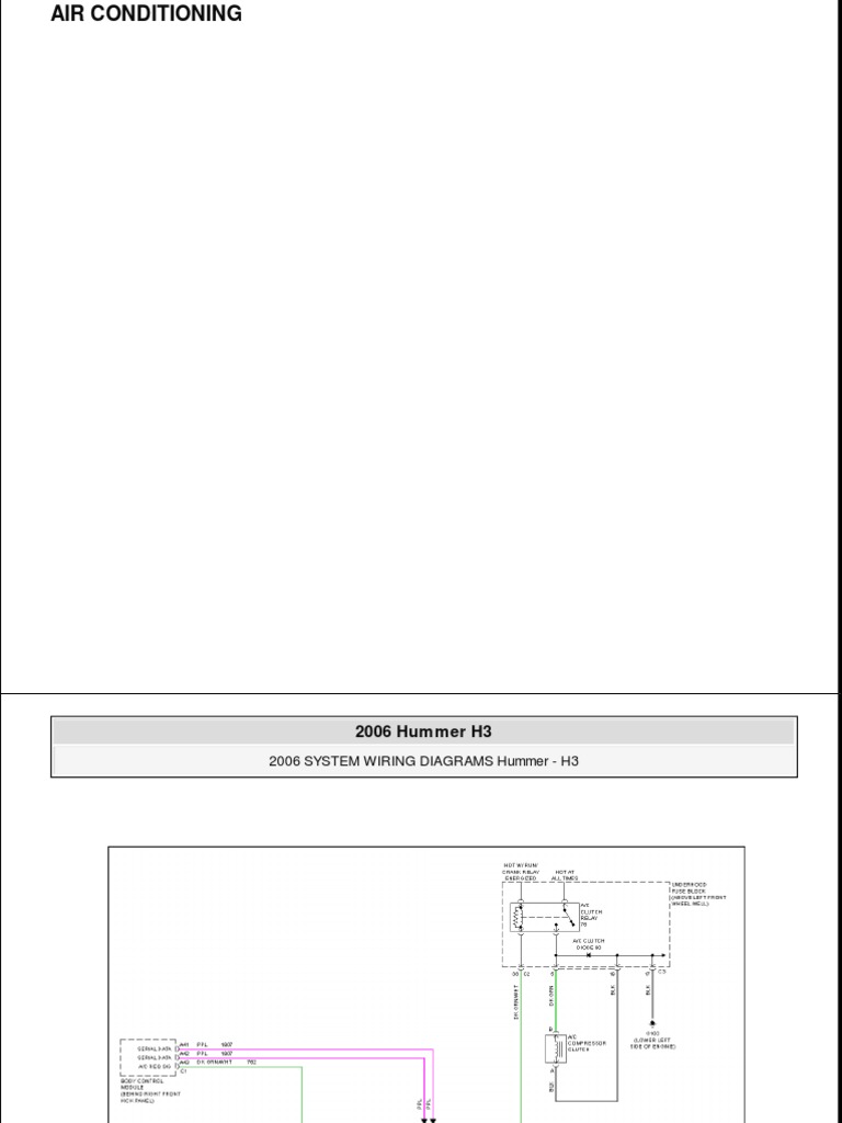 Hummer H3 Wiring 2006 1 | Sports Cars | Automotive Technologies | Free