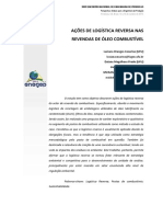 Ações de Logística Reversa Nas Revendas de Óleo Combustível