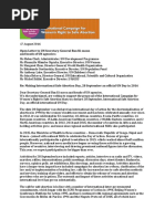 Open Letter to United Nations Leaders Re Making International Safe Abortion Day 28 September an Official UN Day 17 August 2016