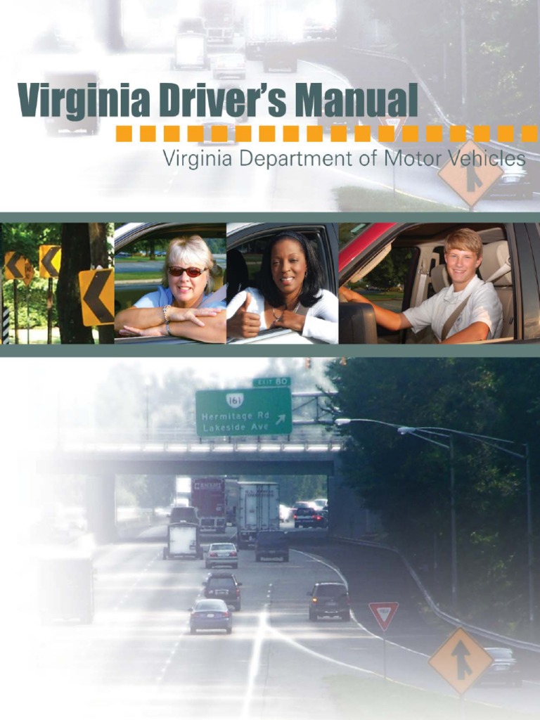 VA DMV Study Guide PDF Traffic Traffic Light