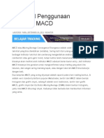 Penggunaan Indikator MACD