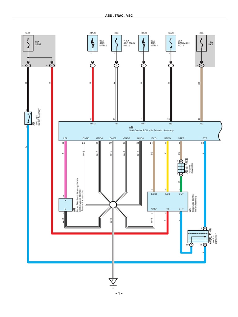 toyota tacoma wiring diagram pdf files electrical schematic diagram 2020 Toyota Electrical Wiring Diagram 