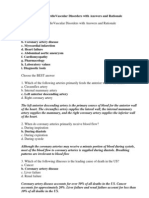60 Item Exam on Cardiovascular Disorders With Answers and Rationale