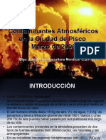 Contaminantes Atmosfericos en La Ciudad de Pisco Marzo 2008