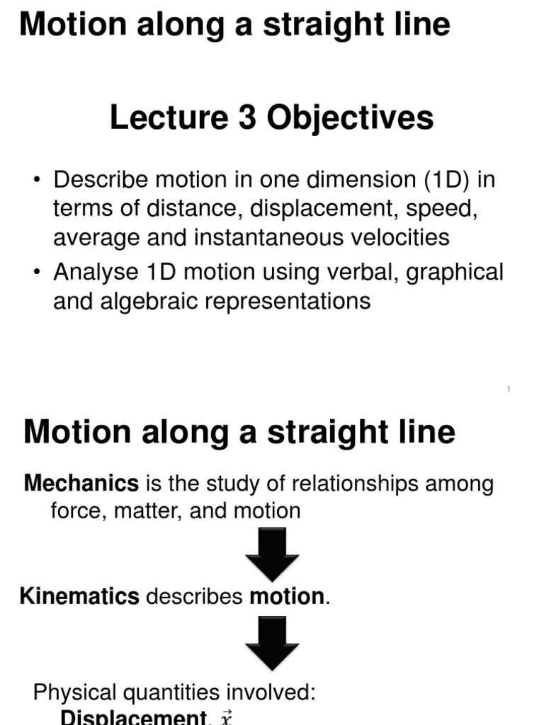 Displacement, Time, Average and Instantaneous Velocity | PDF | Velocity ...