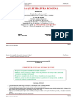 Planificare Lb. Romana Cls 5