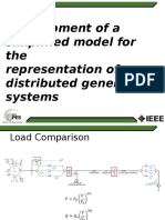 Development of A Simplified Model For The Representation of Distributed Generation Systems