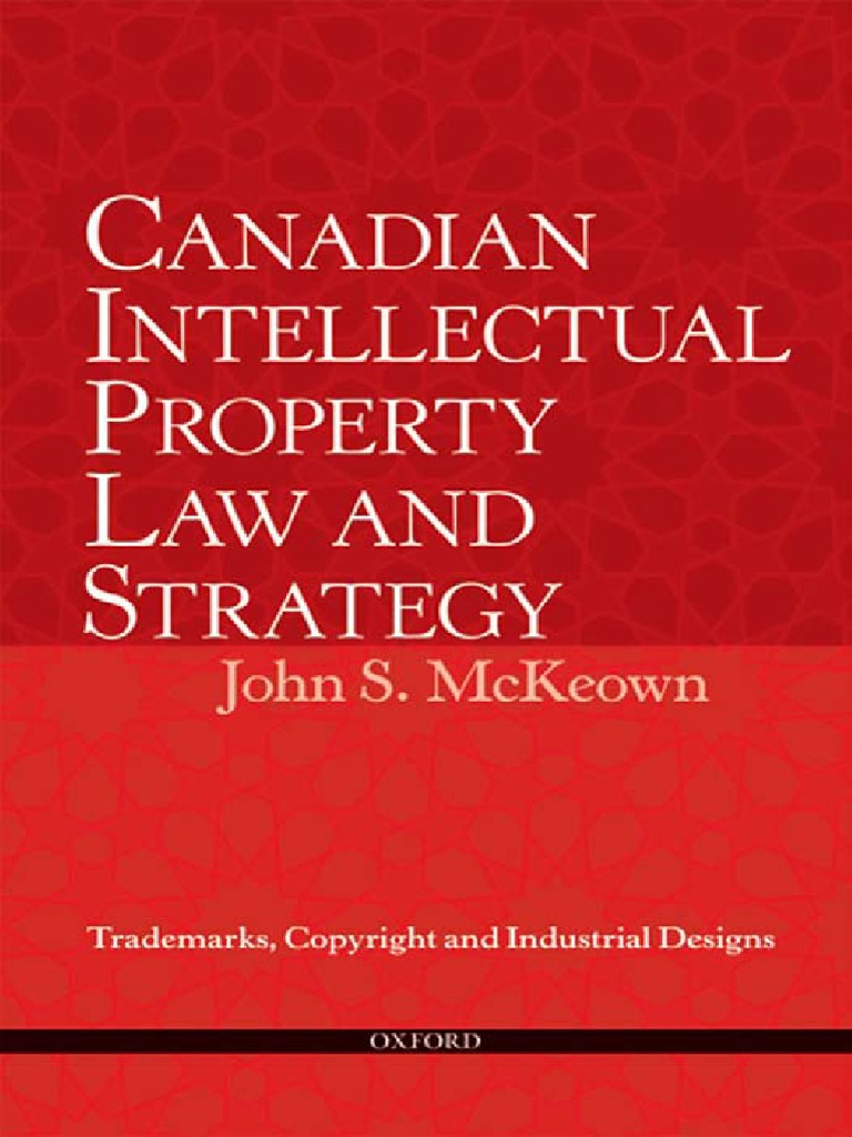 Canadian Intellectual Property Law and Strategy.pdf Trips Agreement