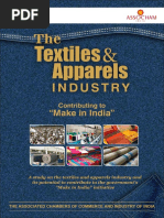 Textiles and Apparel Industry - Contributing To Make in India - ASSOCHAM