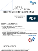 Topic 6 Atomic Structures and Electronic Configurations Notes