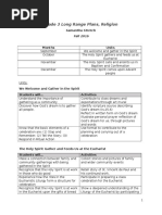 Long Range Plans Religion