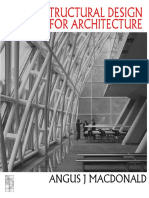 Structural Design For Architecture 1997
