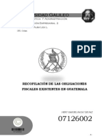 obligaciones fiscales en guatemala