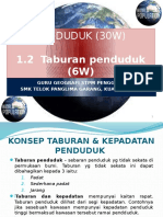 1.2 Taburan Penduduk