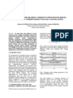 Reduction of The Bearing Current in PWM Motor Drives by Means of Common Mode Voltage Cancellation