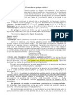 El acento griego: reglas y tipos de acentuación