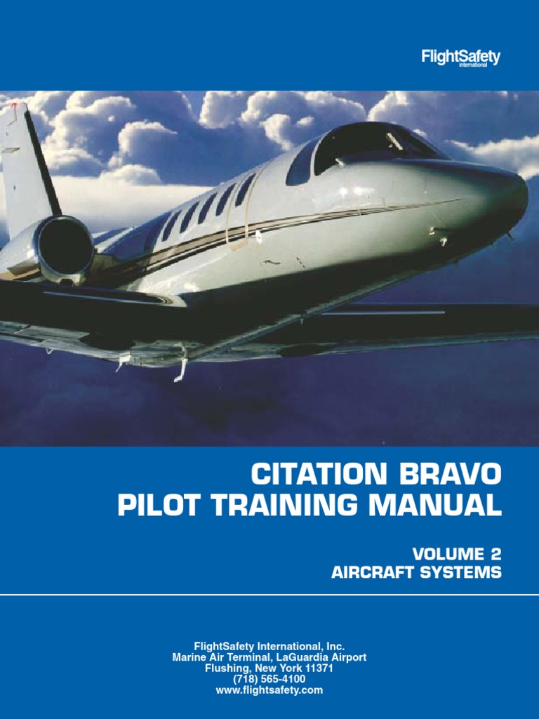 Cessna Citation Bravo Flight Safety Training Manual | Relay | Electric  Generator