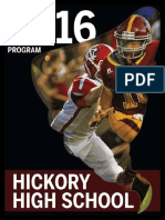 Hickory High School Football Program 2016