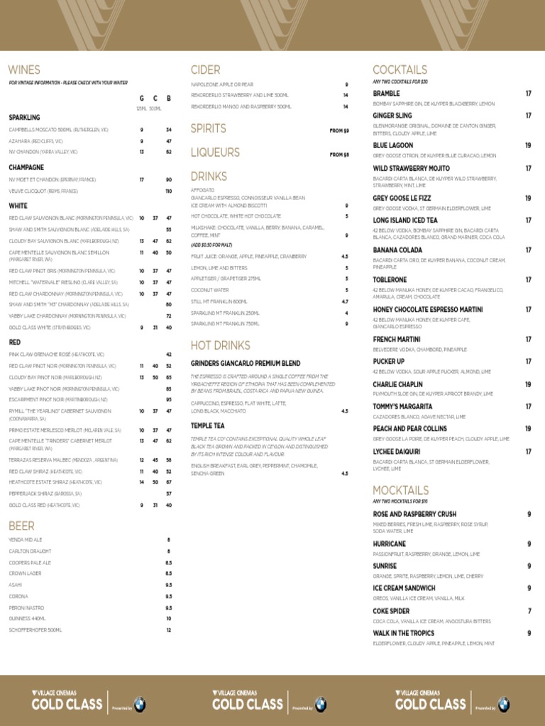 Gold_Class_Menu_Standard_Dec2015.pdf Salad Cuisine