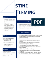 christine fleming resume sept 2016