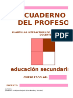 Cuaderno Del Profesor Completo en Excel Listo para Usar Secundaria y BACH Excel 97